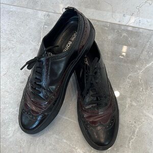 Neil Barrett Black and Brown Oxfords Classic Lace-Up
